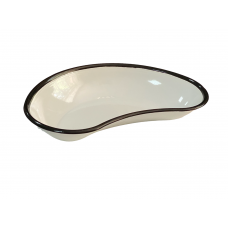 ЛОЭ-260 Kidney-shaped enamel  tray 260 x 140x40 mm 